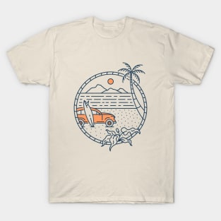 Summer Vacation on the Beach 2 T-Shirt